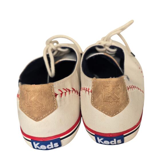 Women's Keds Baseball Vintage Style Low Top Baseball Sneakers Size 11 - Picture 3 of 8